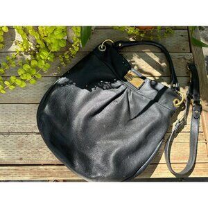 Marc By Marc Jacobs Q Hillier Hobo Convertible Leather Handbag - Read